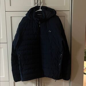 Paradox Men's Dark Blue Down Puffer Jacket
